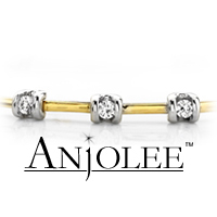 Classic Two Tone Channel Set Bracelet