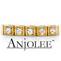 Floating Diamond Box Tennis Bracelet