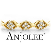 X Pattern Diamond Bracelet