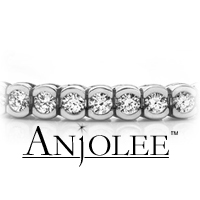 Pillow Bezel Set Diamond Tennis Bracelet