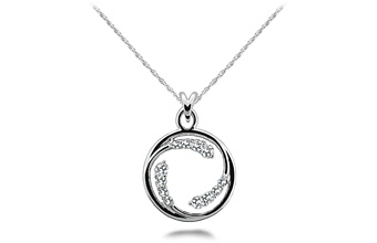 Circle of Love Diamond Pendant