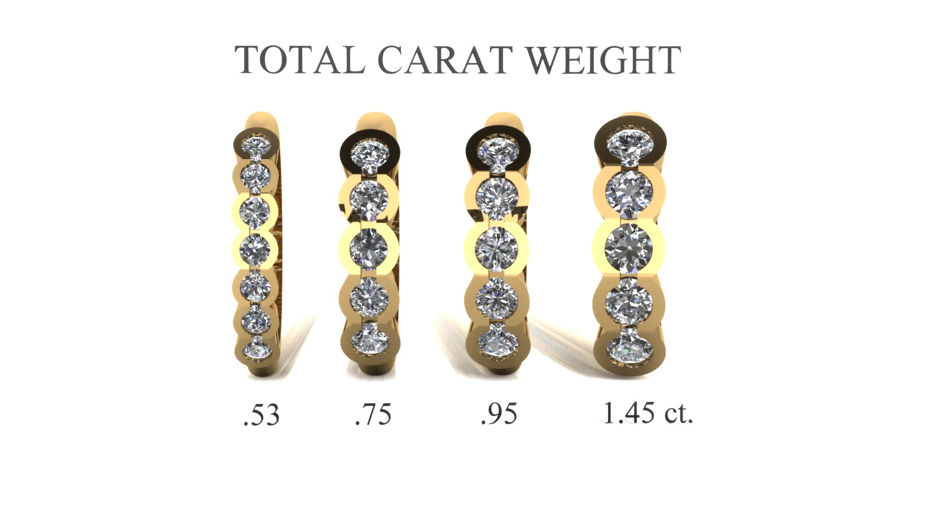 Wavy Frame Diamond Band