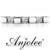 Alternating Diamond Block Harmony Tennis Bracelet