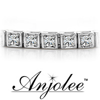 Floating Diamond Box Tennis Bracelet
