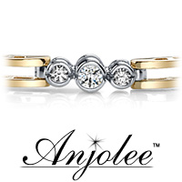 Open Link Diamond Trio Bracelet