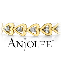 Open Heart Link Diamond Bracelet