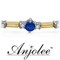 Brilliant Diamond and Gemstone Bracelet