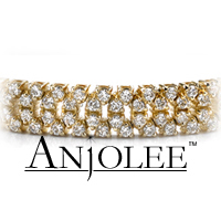 Quad Row Diamond Bracelet
