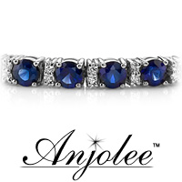 Beautiful Diamond and Sapphire Bracelet