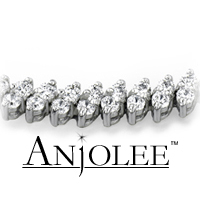 Slanted Diamond Necklace