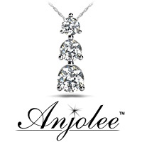 Discount clothing stores Three Prong 3 Stone pendant