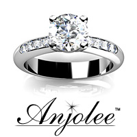 Raised Bridge Side Channel Engagement Ring
