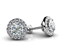 Designer Diamond Stud Earrings