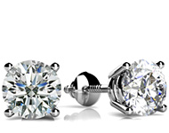 Classic Diamond Stud Earrings