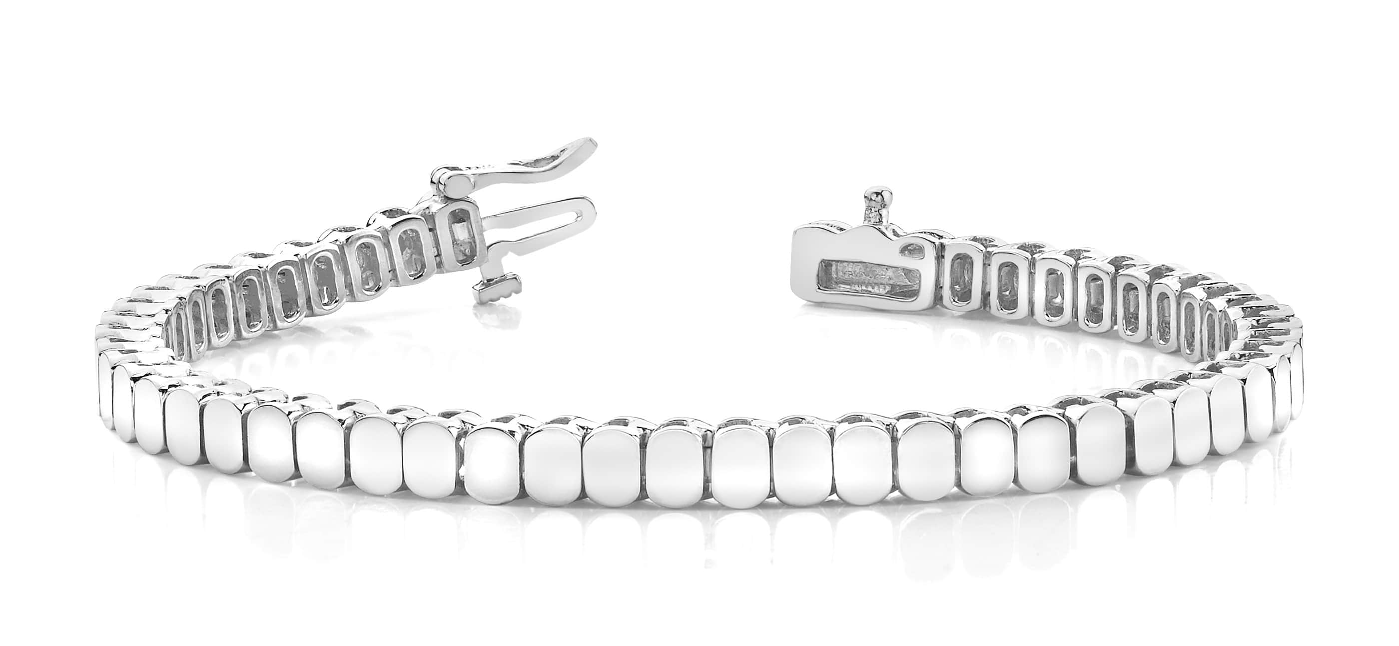 Sterling Silver 8 4.5mm Charm Bracelet With Attached 3D Louisiana