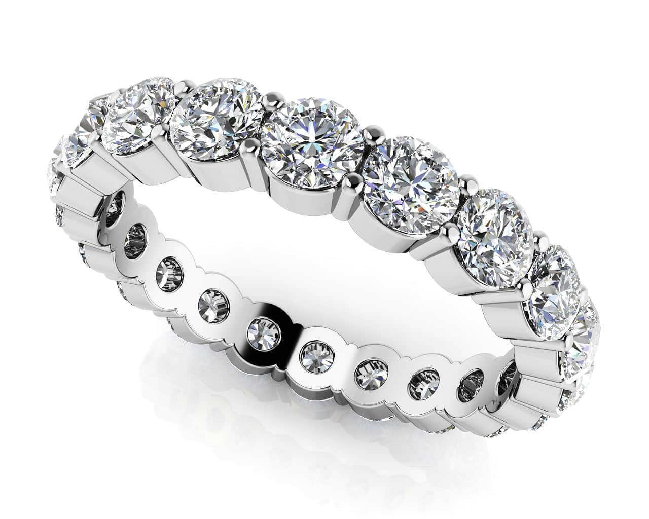 Diamond Anniversary  Wedding  Rings 