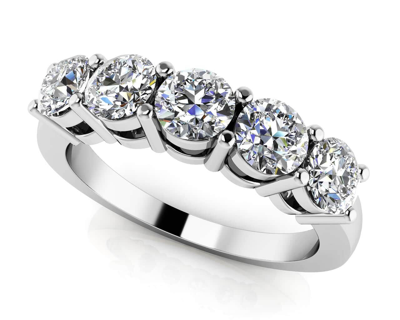 Diamond Anniversary  Wedding  Rings