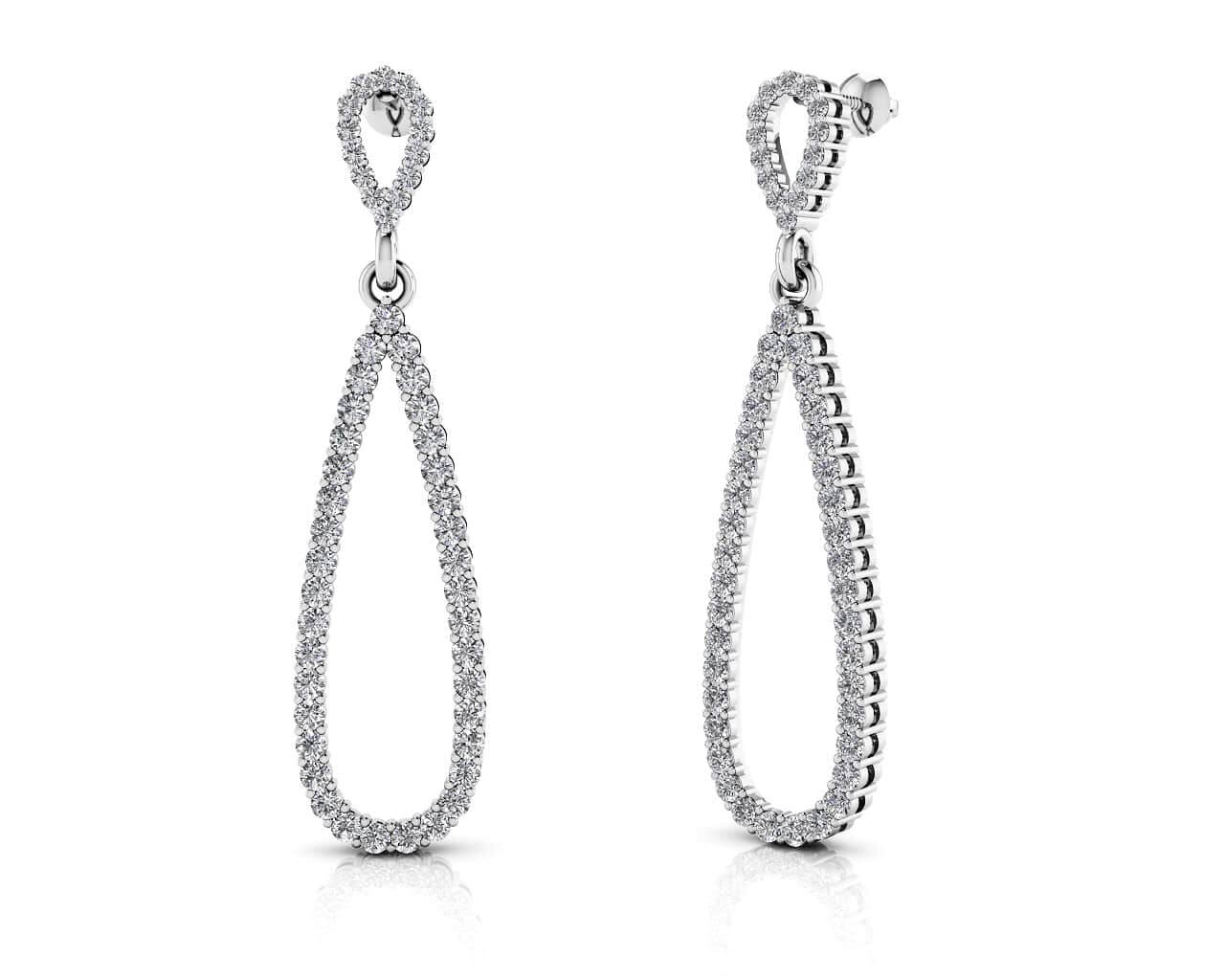 Kristen Long Diamond Earrings – DIVAA by ORRA