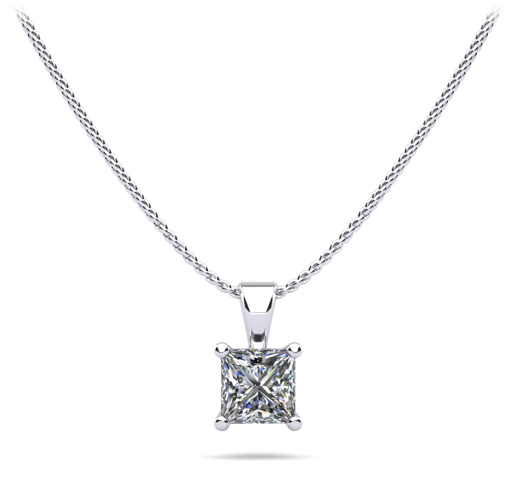 Perfect Princess Diamond Pendant