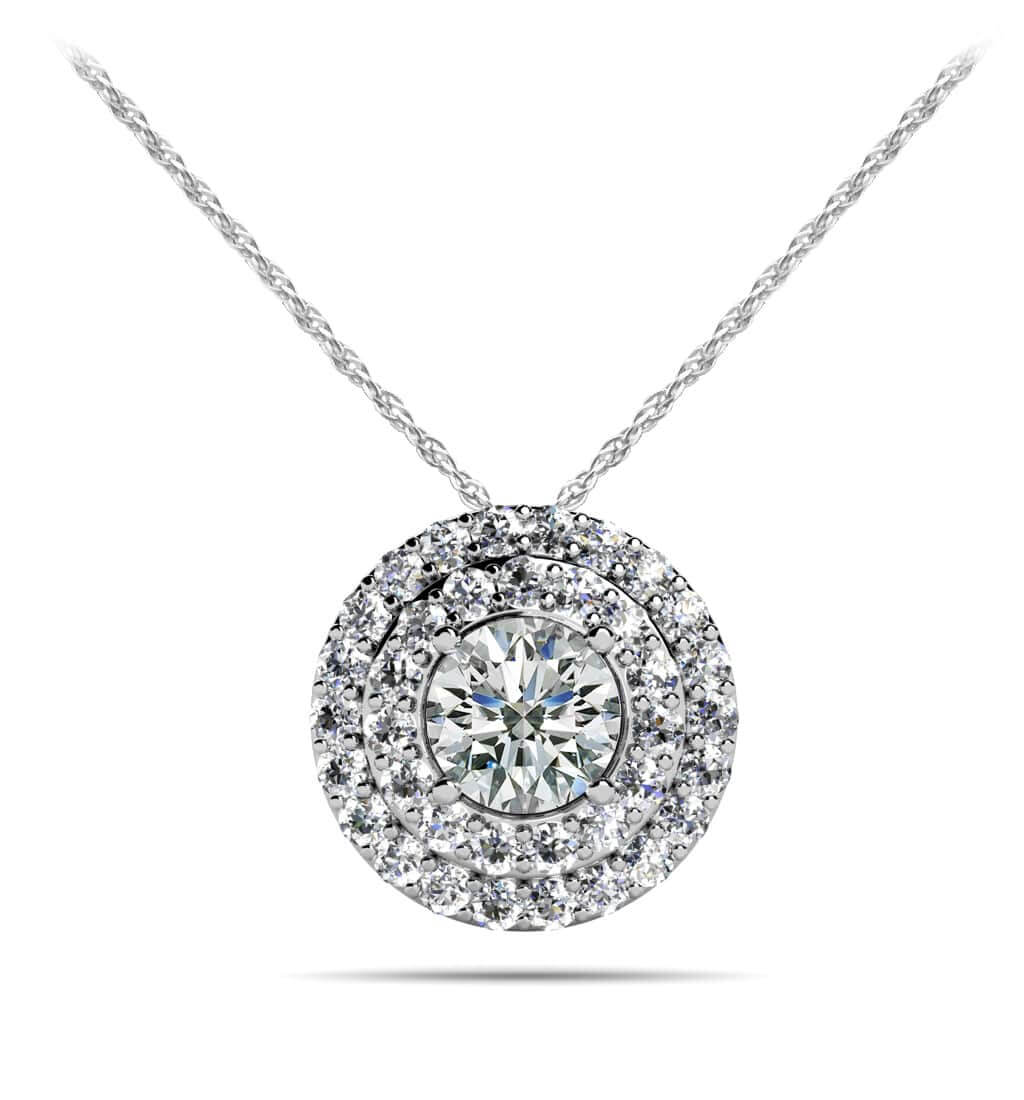 Enduring Sparkle Diamond Drop Pendant