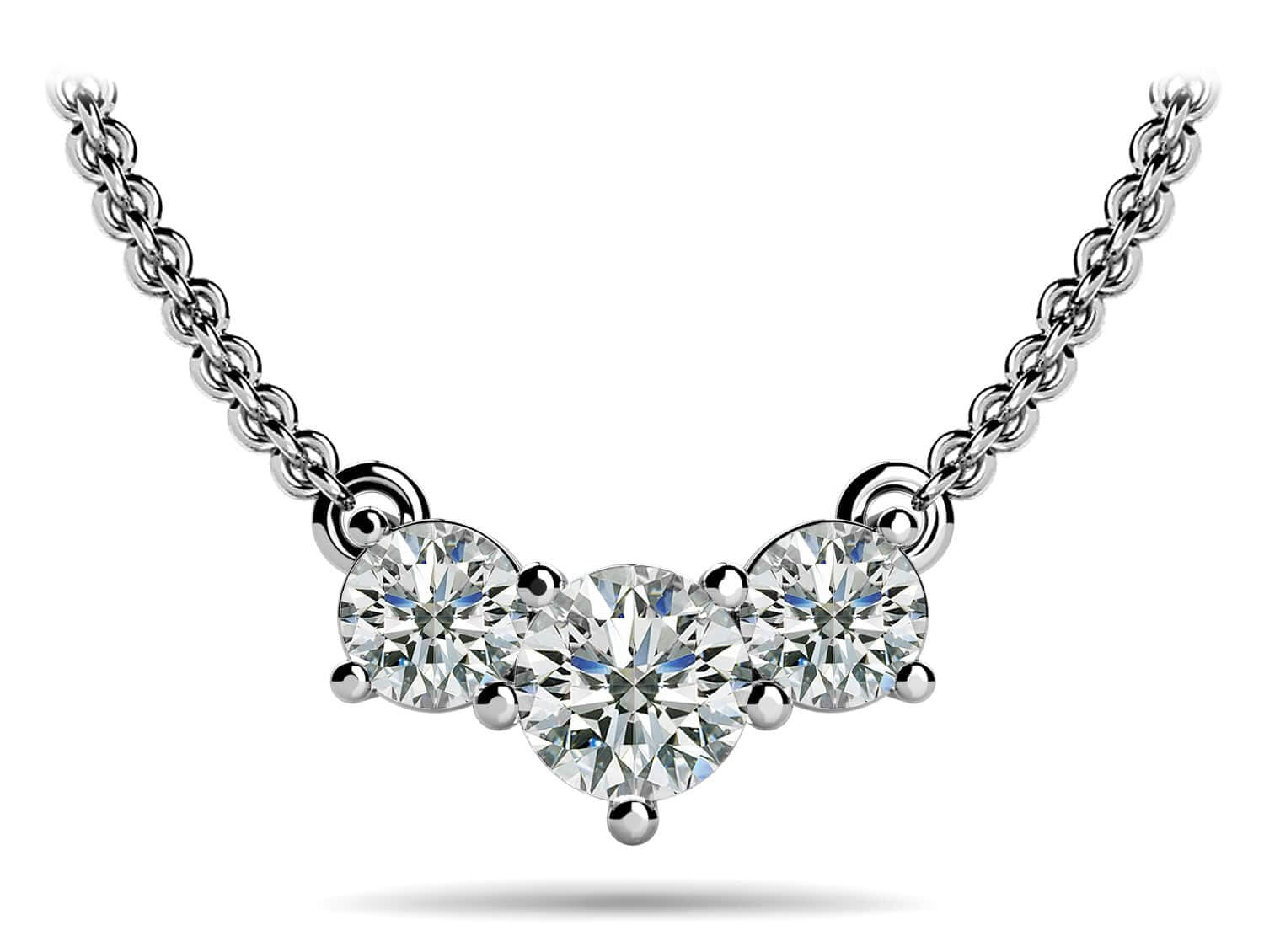 Marigold Three Diamond Necklace – Ellie Lee Fine Jewelry