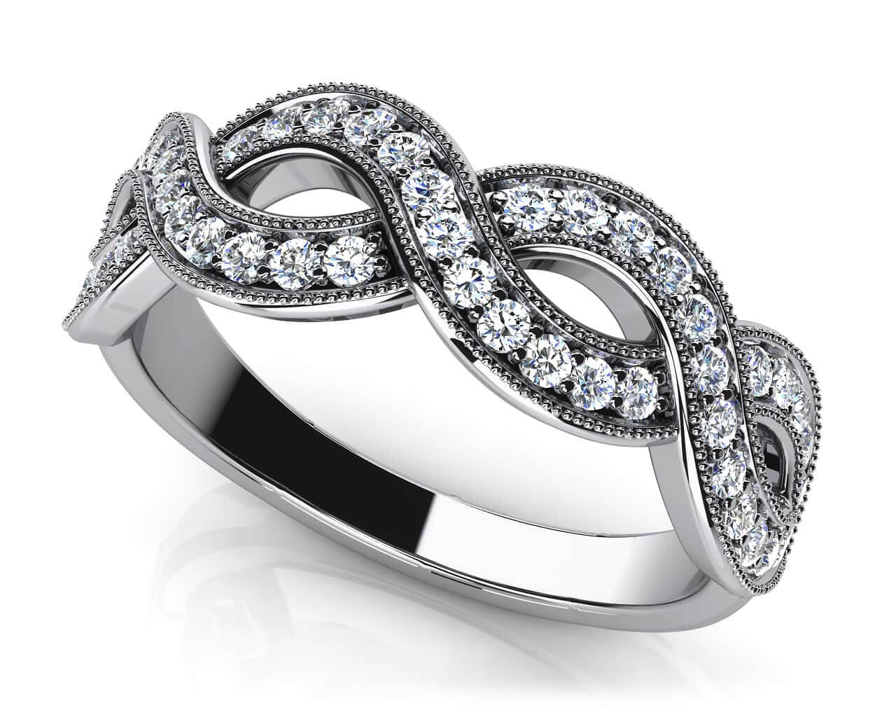 Diamond Anniversary  Wedding  Rings 