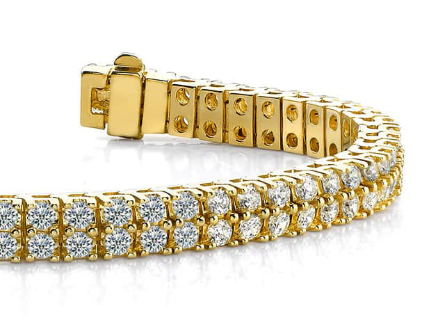 Timeless Two Row Diamond Tennis Bracelet