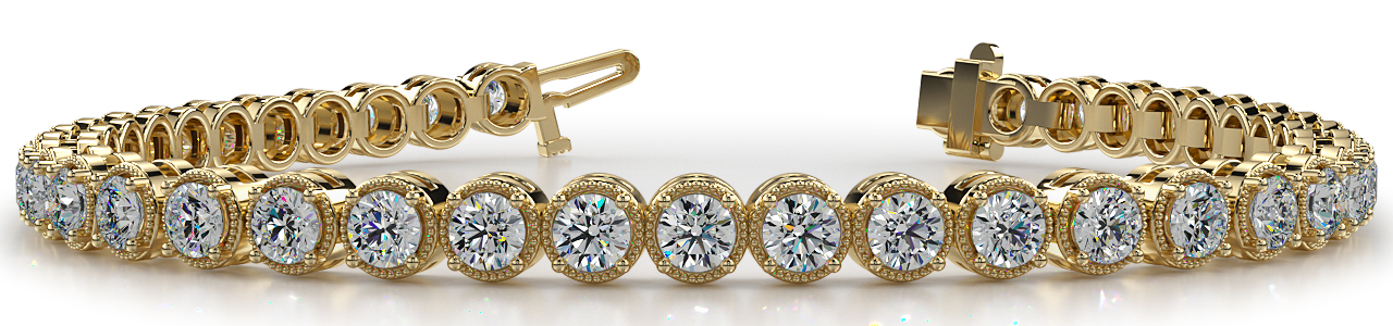 Platinum 1.78ctw Prong Diamond Bracelet