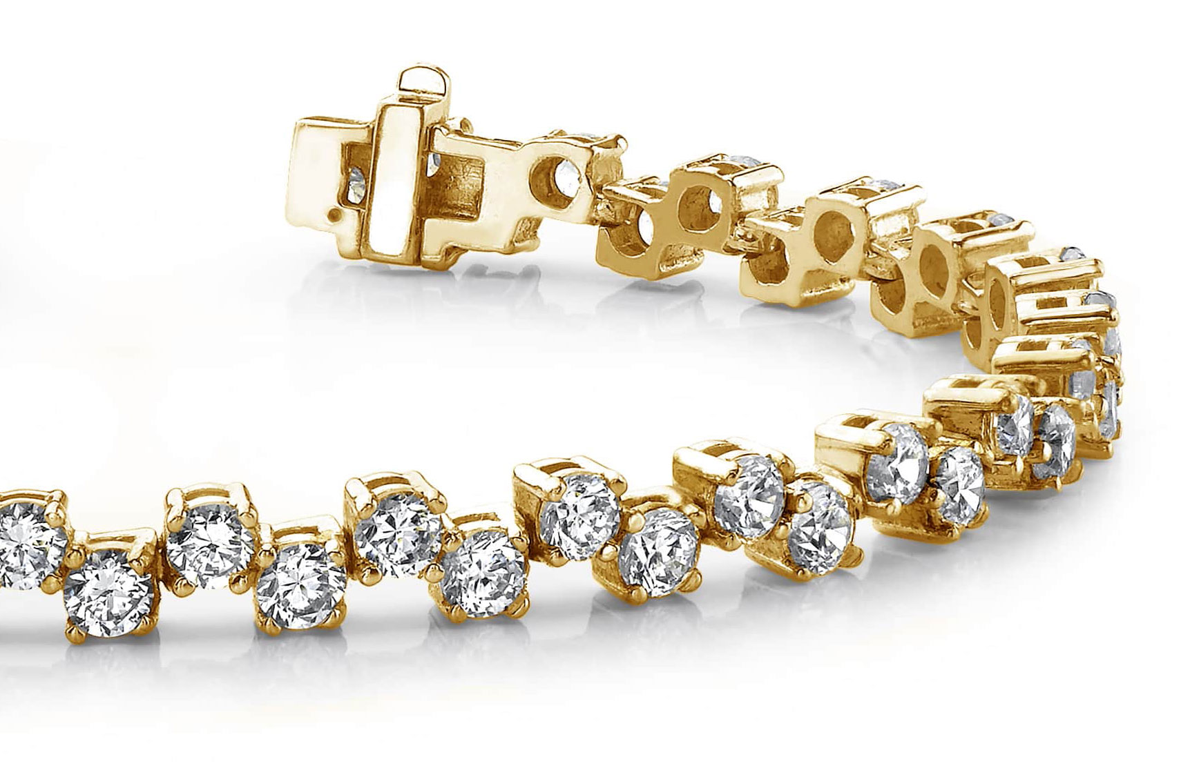 Diamond 1.45CT Tennis Adjustable Bracelet For Women Solid 14kt 18kt White  Gold at Rs 132587 | Diamond Bracelets in Surat | ID: 21534140548