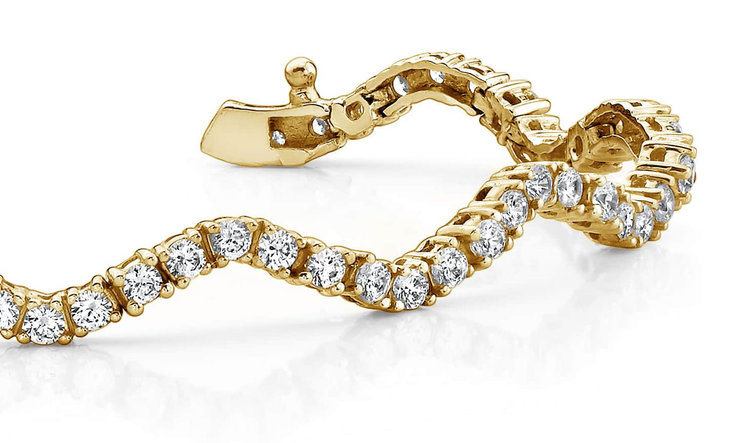 Winding Road Diamond Bracelet