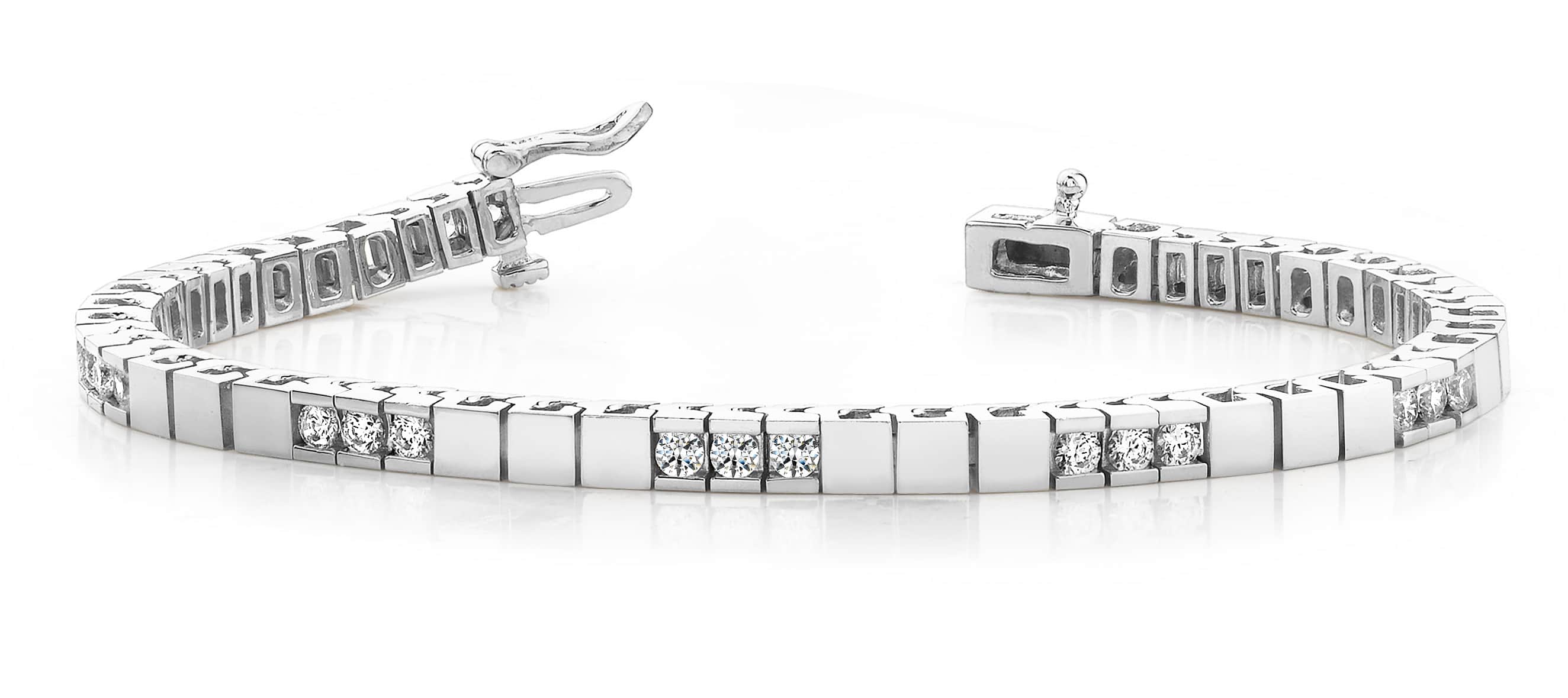 Diamond Building Block Tennis Bracelet