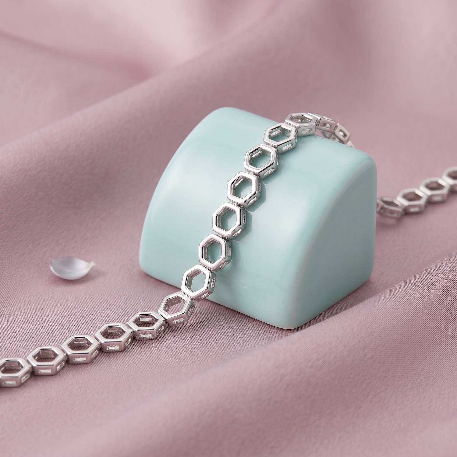 Hexagon Link Bracelet