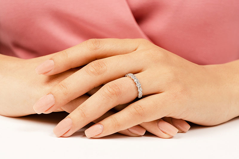 Delightful Diamond Anniversary Ring