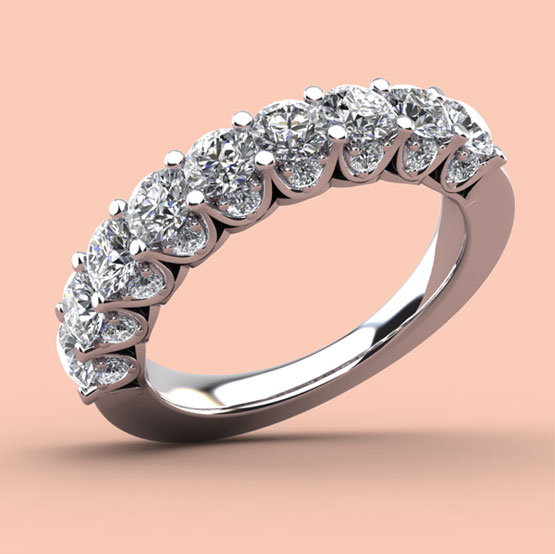 Diamond Anniversary Rings