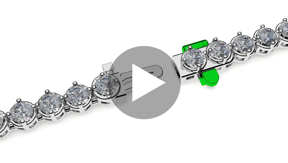 How to Put on a Tennis Bracelet  Diamond Registry